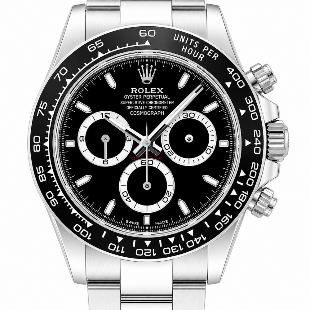Rolex Daytona 40MM Black Dial 126500LN Stainless Steel Watch